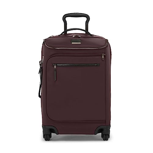 TUMI - Voyageur Leger International Carry-On - Carry On Luggage for Women & Men - Luggage Carry On with Wheels - Suitcases for Women & Men - Deep Plum