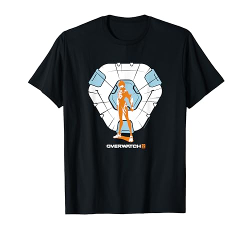 Overwatch 2 Tracer Confident Pose Silhouette Chest Portrait T-Shirt