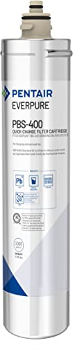 Pentair Everpure PBS-400 Quick-Change Filter Cartridge, EV927086, For Use In Everpure PBS-400 Drinking Water System, 3,000 Gallon Capacity, 0.5 Micron