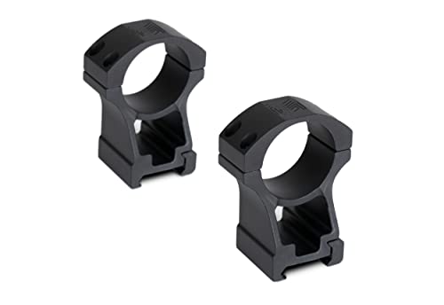 Monstrum High Profile Picatinny Scope Rings with See-Through Base | 30 mm Diameter