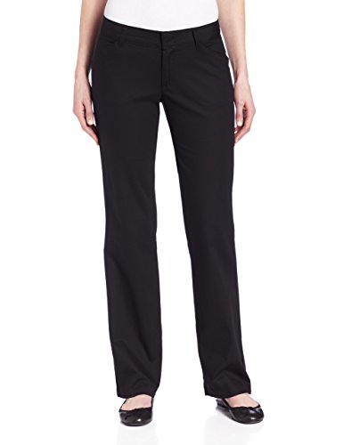Dickies womens Relaxed Straight Stretch Twill pants, Black, 6 Long US