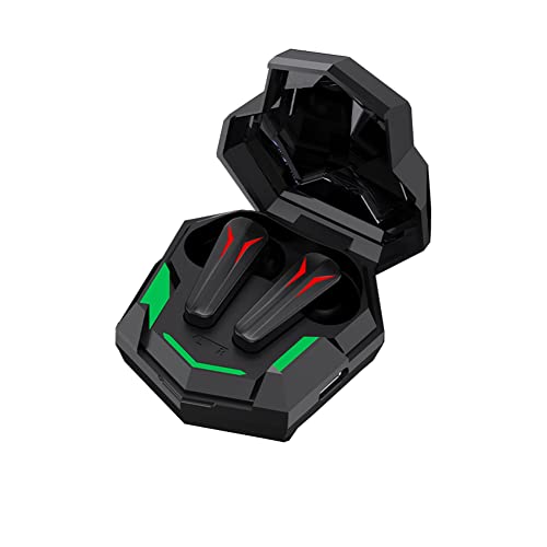 TWS Wireless Earbuds in-Ear Headphones Music Earphones Stereo Sound Bluetooth 5.2 Headset with Mic Game & Music Mode Waterproof IPX7 Fast Charging