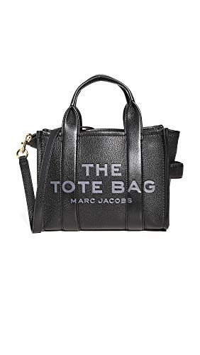Marc Jacobs Women's The Leather Small Tote, Black, One Size