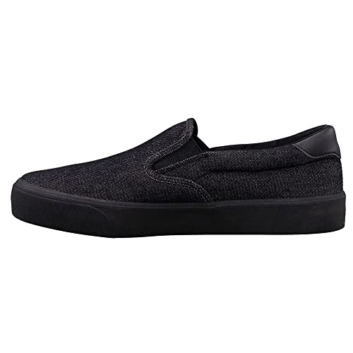 Lugz Women's Clipper Classic Slip-On Fashion Sneaker, Black, 8 M US