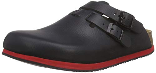 Birkenstock Kay SL WB NL Men's Clogs, Color: Black, Size: 40 EU, W 9-9.5, M 7-7.5