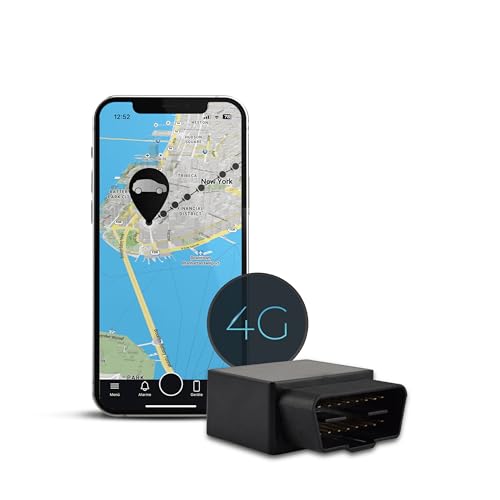 Salind GPS Tracker 4G LTE Permanent Battery OBD Tracker for Fleets, Cars, Trucks, Fleet GPS Tracker, Vehicles, Route History, Speed Monitoring, GeoFence, Real Time Monitoring & Tracking Device