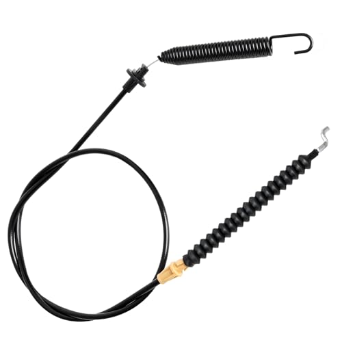 IDEASURE 946-04173 Deck Engagement Cable, PTO Blade Engagement Cable Compatible with Craftsman Bolens Yardman Huskee White Outdoor MTD Troy Bronco/Pony Series 42' Lawn Tractor