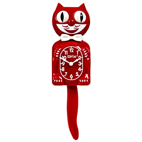 Kit Cat Klock Space Cherry Red 15.5' High BC-52