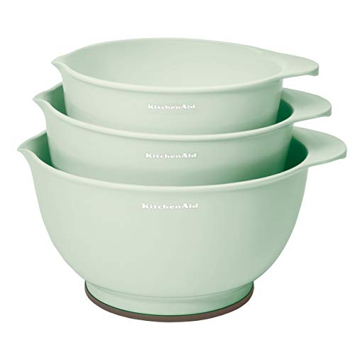 Copco KitchenAid Classic Mixing Bowls, Set of 3, Pistachio, 3.5 quarts