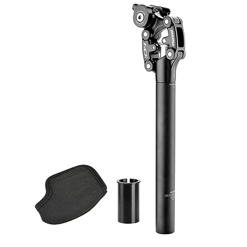 SR Suntour SP12 Suspension Seatpost 27.2/28.6/30.0/30.4/30.8/30.9/31.6/33.9 x350mm NCX Seatpost with Shim and Cover