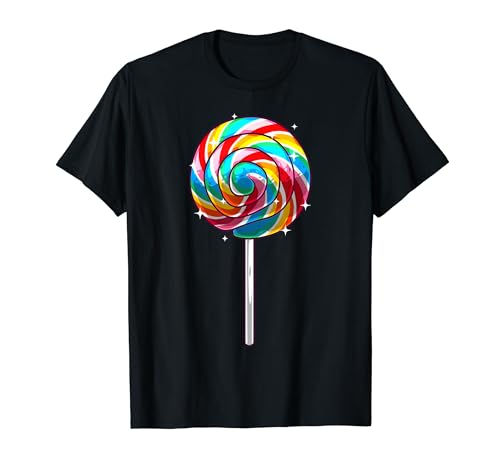 Cute Lollipop Design For Men Women Kids Lollipop Candy Lover T-Shirt