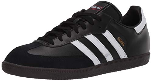 adidas Men's Samba Soccer Shoe, Black/White/Black , 10 M US