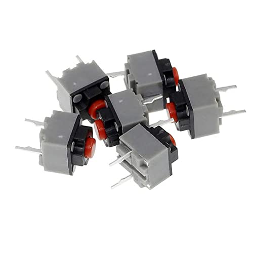 10PCS Mute Button Silent Switch Mouse Button Micro Switch 6X6X7.3MM