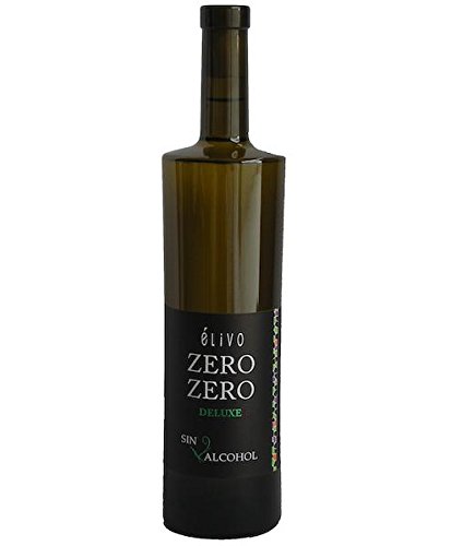 Elivo Zero Zero Deluxe White Dealcoholized 0.0% Non-Alcoholic White Wine From Spain 750ml, Low Sugar, Low Calories (1 Bottle)