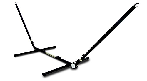 Hammaka Adjust to Fit Stand - Adjustable Hammock Stand, Black