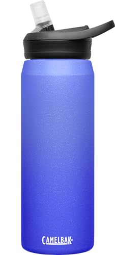 CamelBak Eddy+ Water Bottle with Straw 25oz - Insulated Stainless Steel, Midnight Ombre