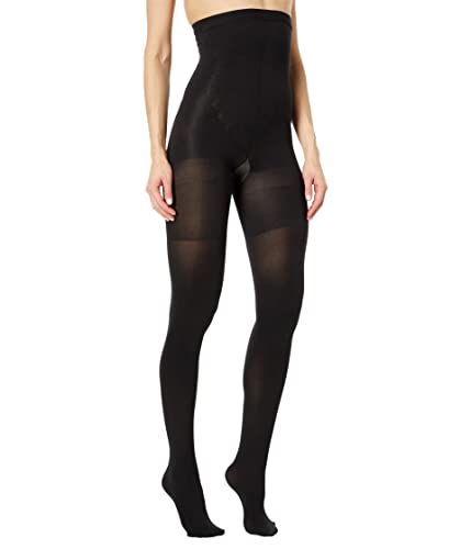 Red Hot by Spanx High-Waist Shaping Tights Black 3