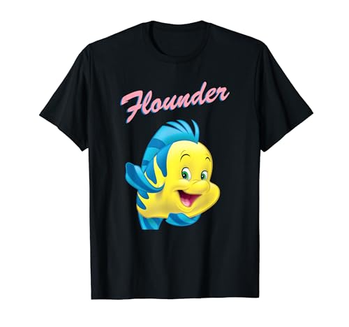 Disney The Little Mermaid Flounder Big Wave T-Shirt