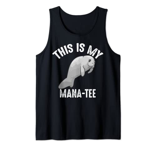 This Is My Mana-tee | Cool Dugong Lovers Funny Animal Gift Tank Top