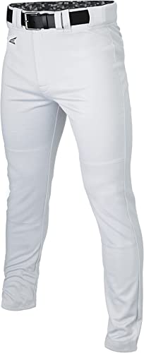 Easton Mens Full-length Relaxed Fit Baseball Pants, White, X-Large US
