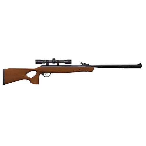Crosman Valiant CVH22RDNS-WX .22-Caliber NP Break Barrel Air Rifle And Scope, Wood