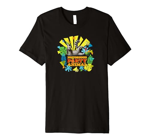 All Hail King Julien Notorious Party Animal Premium T-Shirt