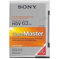 DigitalMaster Mini 63 Minutes HDV, 41 Minutes DVCAM
