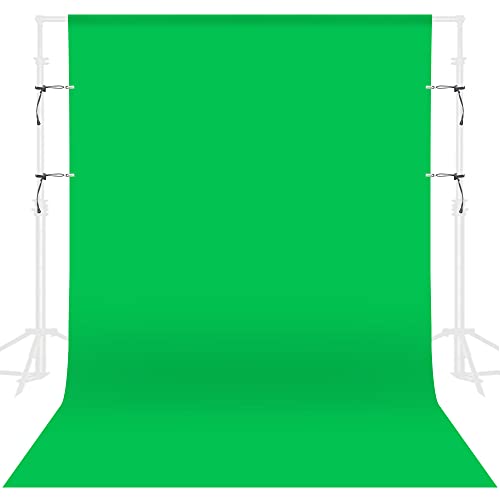 GFCC Green Screen Backdrop Background - 7x10FT Photography Backdrop Photo Background Screen for Video Recording Greenscreen Picture Photoshoot