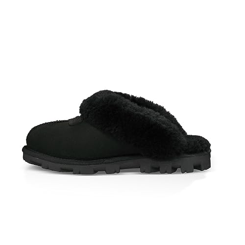 UGG Women's Coquette Slipper, Black, 08