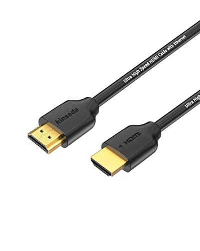 8K HDMI Cable, Ultra High Speed 48Gbps HDMI Code 5ft Supports to 4K@120Hz 8K@60Hz, Dynamic HDR, HDCP 2.2 & 2.3, eARC and Compatible with Roku TV, PS5, Blue-ray Player, RTX3080/3090 Graphics Cards,etc