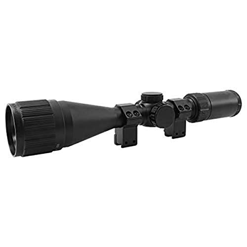 BSA Optics Outlook Illuminated Mil-Dot Reticle Air Rifle Scope with Adjustable Objective, Black, 4-12x44mm (AIR4-12X44AOIRTB)