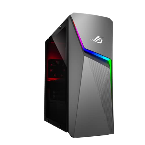 ASUS ROG R7 RTX 3060 Desktop; AMD Ryzen 7 5700G Octa-core Processor（20M Cache, up to 4.6GHz）, NVIDIA GeForce RTX 3060, Gray, Windows 10 Home (16GB RAM | 256GB PCIe SSD | 1TB HDD)