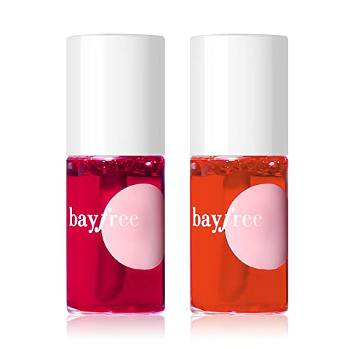 bayfree Lip Tint Stain Set, Lip Stain Long Lasting Waterproof, Lightweight, Non-sticky, Transfer-Proof, Matte Finish Lip Makeup (juicy)