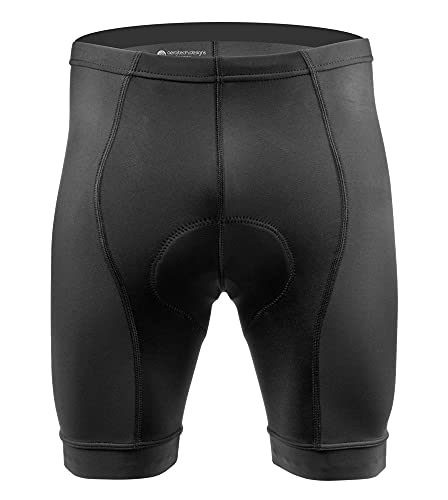 AERO|TECH|DESIGNS | Men's Elite Padded Cycling Shorts | Standard Inseam | Medium | Black
