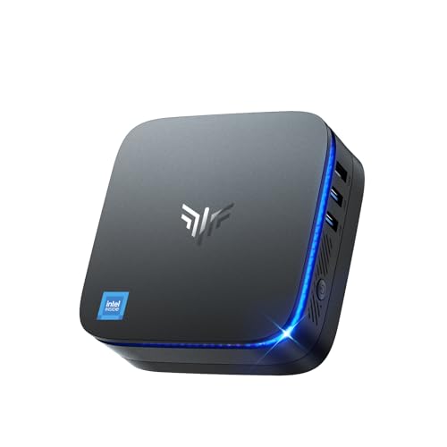KAMRUI Desktop Mini PC, AK1PLUS 16GB RAM 1TB SSD Mini Computer with Alder Lake N100 Processor, Quad Core Small Computers 4K UHD, Support 2.5-inch SSD, WiFi6, Gigabit Ethernet, HTPC for Daily Use
