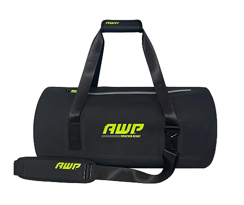 AWP 35L Waterproof Duffel Bag, Black Tool Bag, Nylon