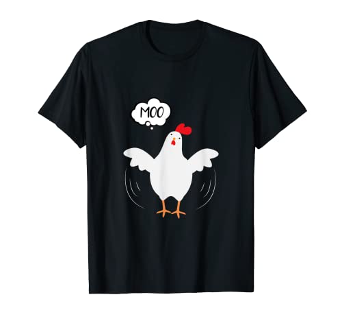 MOO Funny Cow/Chicken Shirt T-Shirt