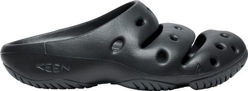 KEEN Men's Yogui Comfortable Slip On Lightweight Clogs, Black/Magnet, 11