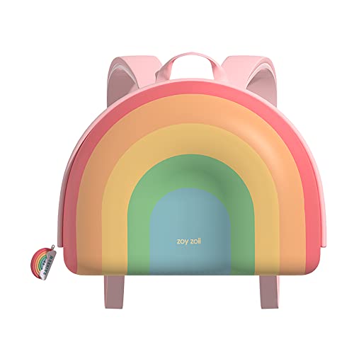 Zoy zoii Kids Backpack, Cute Toddler Backpack Gift for Little Girls, Children Preschool Kindergarten Mini Travel Bag-Rainbow
