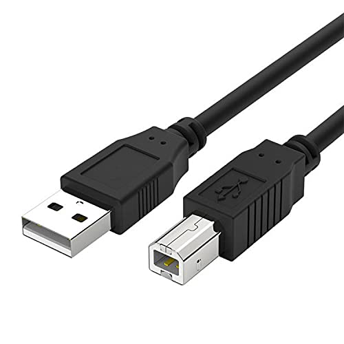Storel Deskjet Cable for Printer DeskJet 2755 Printer Cable Compatible with HP DeskJet 2722 2755e 3630 3755 3752,DeskJet Plus 4155,OfficeJet 3830,4650,5255,5260 USB Printer Cable 10 FT