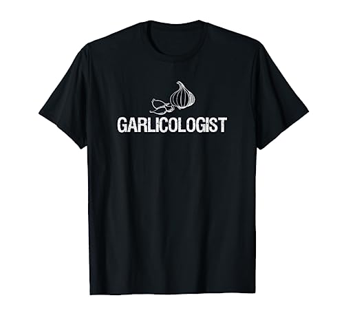 Garlic T Shirt - Garlicologist Funny Chef Garlic Bulb T-Shirt