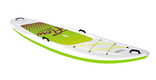 Pelican - SUP - Hardshell Stand-Up Paddleboard - Lightweight Board with a Bottom Fin for Paddling, Non-Slip Deck - Perfect for Youth & Adult (Lime, 10 ft 6 po) (FAA10P109-00)