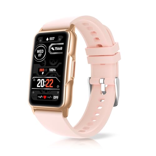 Smart Watch Fitness Tracker with Heart Rate Blood Oxygen Blood Pressure Sleep Monitor 100 Sports Modes Step Calorie Counter Activity Health Trackers IP68 Waterproof for Android Phones iPhone Women Men