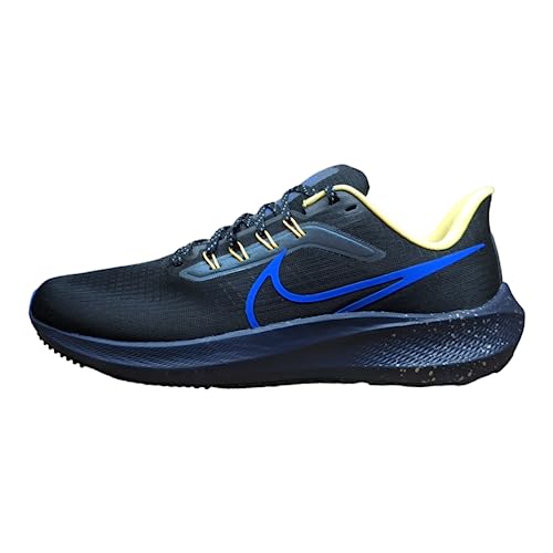 Nike Men's Air Zoom Pegasus 39 Running Shoe (Black/Hyper Royal-Thunder Blue, 10.5)