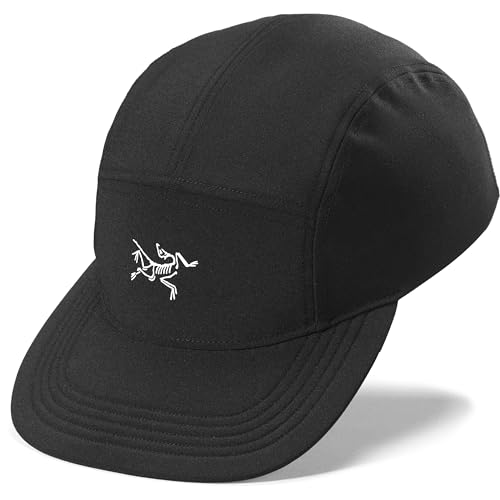 Arc'teryx Calidum 5 Panel Cap | High-Performance Five-Panel Hat | Black, One Size