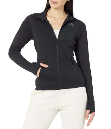 Arc'teryx Delta Jacket Women's | Versatile Polartec Power Dry Fleece Jacket | Black, Medium