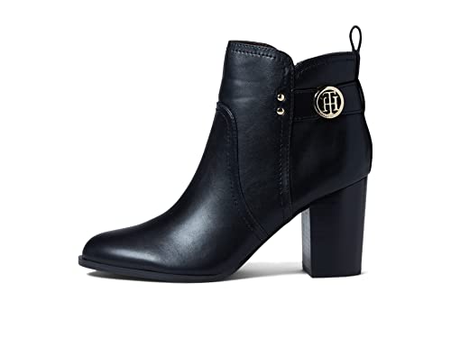 Tommy Hilfiger Women's DACIEE Ankle Boot, Black, 8.5