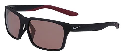Nike Maverick RGE Hexagonal Sunglasses, Matte Black, 59/15/145