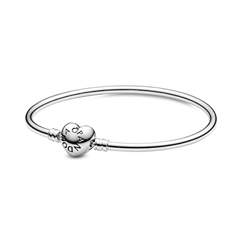 Pandora Jewelry Bangle Sterling Silver Bracelet, 8.3', No Box