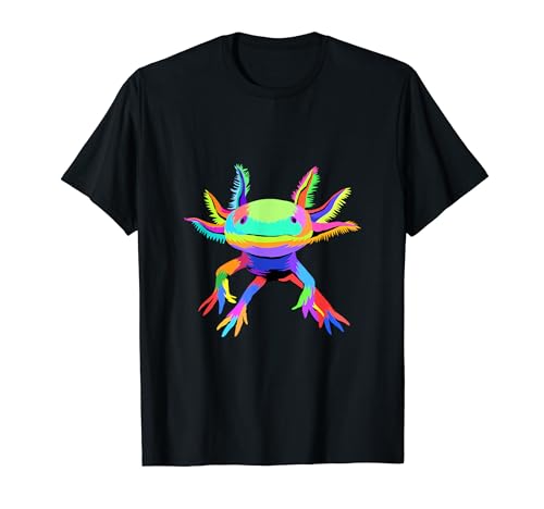 Axolotl Tshirt Pop Art Axolotl Shirt Animal Axolotl Lover T-Shirt